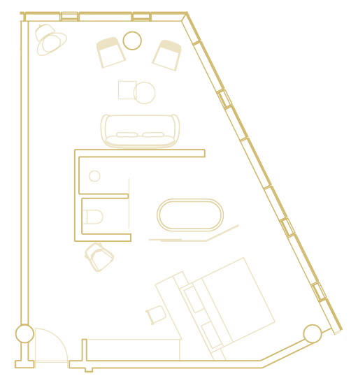 Akrafjall Corner Suite layout