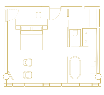 Skálafell Suite layout